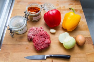 préparation poivrons farcis