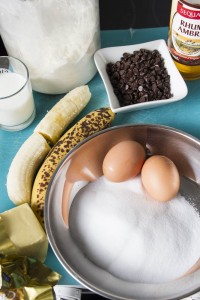 preparation cake banane